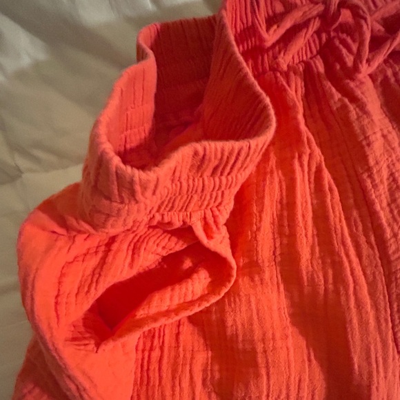 Hot Orange Pants Wide Leg Halloween Holiday Cotton Plus Size XXL Macy’s NEW - Picture 5 of 16